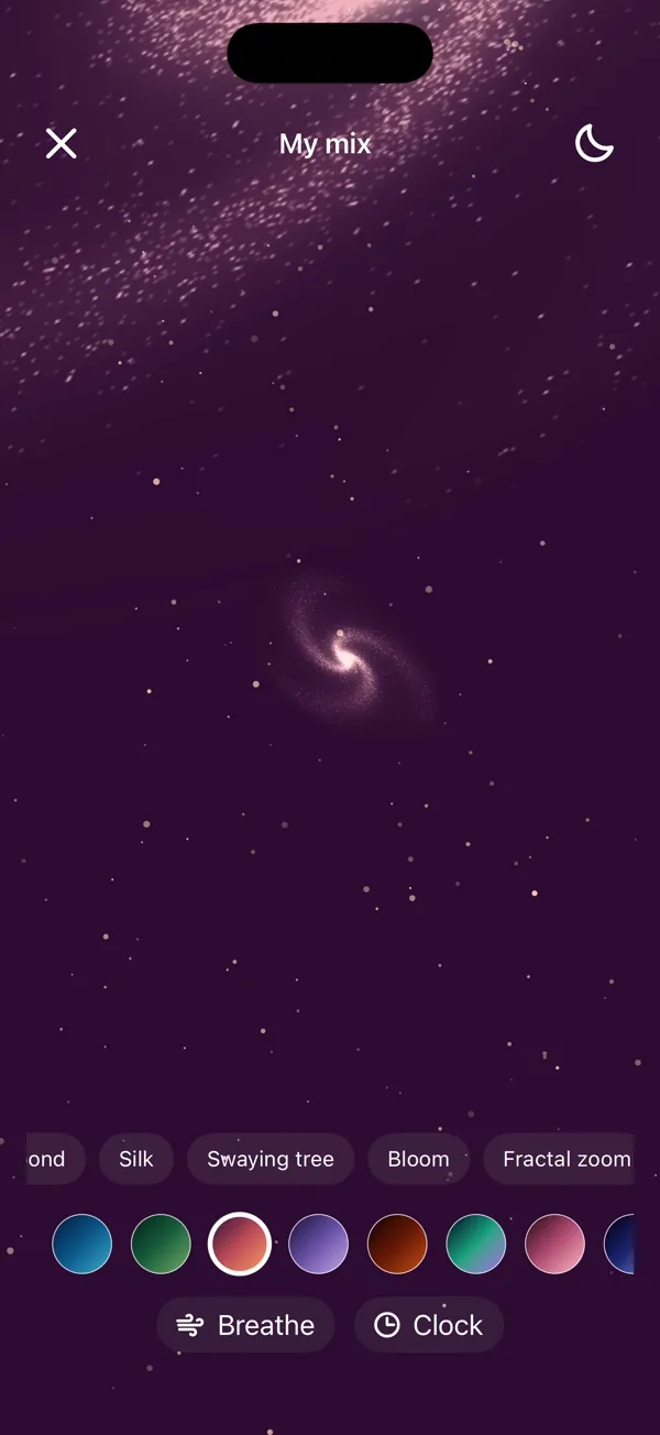 Galaxy flight visual